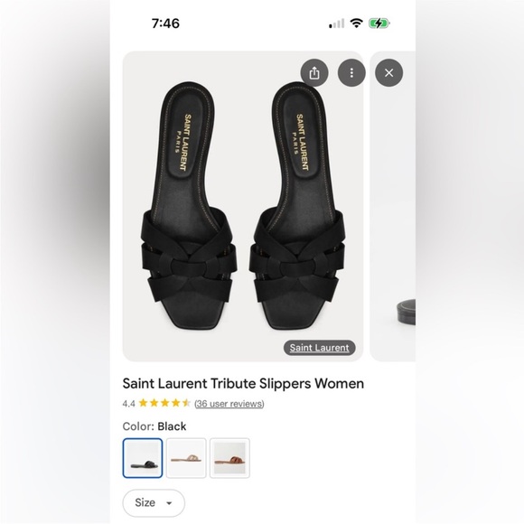 YSL Tribute sandals - Picture 8 of 11